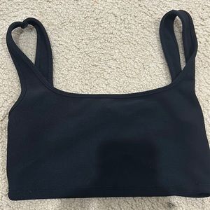 Small black crop top